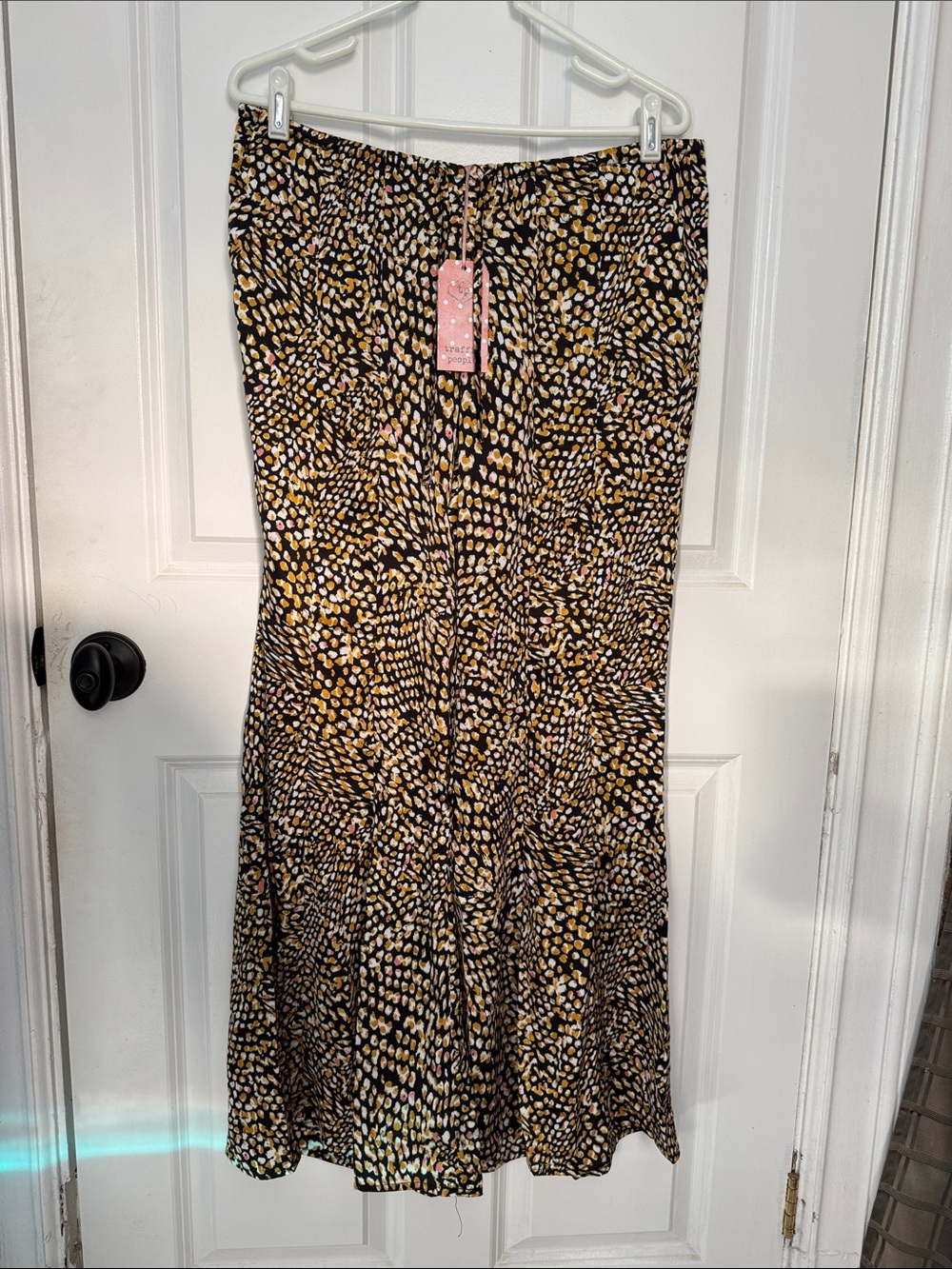Traffic People Black, Mustard & Cream Boot Flare Pants